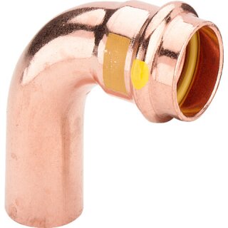 Viega - 345587 - Bogen 90 Grad mit SC Profipress G 2616.1 für Gas in 42mm Kupfer