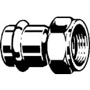 Viega - 437893 - Verschraubung mit SC Sanpress Inox 2363 in 42mm x G1 3/4 Edelstahl