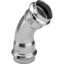 Viega - 558321 - Bogen 45 Grad mit SC Prestabo 1126 in...