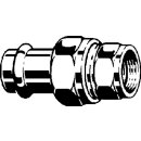 Viega - 437541 - Verschraubung mit SC Sanpress Inox 2362 in 35mm x Rp1 1/4 Edelstahl