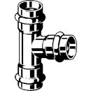 Viega - 436070 - T-Stück mit SC Sanpress Inox 2318 in 54x42x54mm Edelstahl