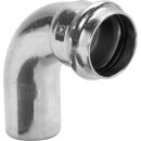 Viega - 558253 - Bogen 90 Grad mit SC Prestabo 1116.1 in 54mm Stahl verzinkt