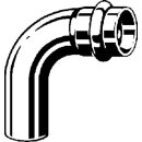 Viega - 558253 - Bogen 90 Grad mit SC Prestabo 1116.1 in 54mm Stahl verzinkt