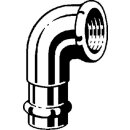 Viega - 345914 - Winkel 90 Grad mit SC Profipress G 2614.2 für Gas in 42mmxRp1 1/2 Rg