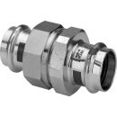 Viega - 559359 - Verschraubung mit SC Prestabo 1160 flachdichtend in 42mm Stahl verzinkt