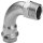 Viega - 436964 - Bogen 90 Grad mit SC Sanpress Inox 2314 in 54mm x R2 Edelstahl