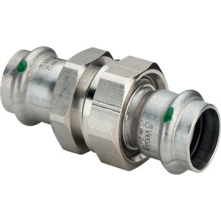 Viega - 437442 - Verschraubung mit SC Sanpress Inox 2360 in 54mm Edelstahl