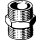 Viega - 441401 - Doppelnippel 3280 in R1/8 Rotguss