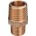 Viega - 266530 - Reduziernippel 3245 mit Mehrkant in R1/2 x R3/8 Rotguss