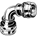 Viega - 723484 - Bogen 90 Grad mit SC Raxinox 4416 in 20mm Stahl nichtrostend