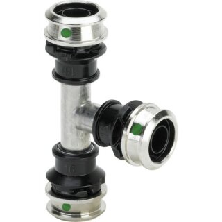Viega - 723491 - T-Stück mit SC Raxinox 4418 in 16mm Stahl nichtrostend