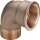Viega - 264024 - Bogen 90 Grad 3092 in R1/2 x Rp1/2 Rotguss