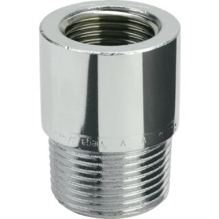 Viega - 448127 - Reduzierstück 3242 rund in R3/8 x Rp1/2 Rotguss verchromt