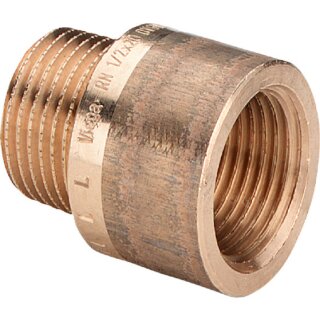 Viega - 354954 - Verlängerung 3525 in R3/8 x Rp3/8 x 30mm Rotguss