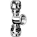 Viega - 724207 - T-Stück mit SC Raxinox 4417 in 16mmxRp1/2x16mm Stahl nichtrostend