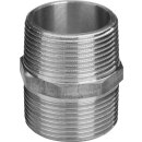 Viega - 447922 - Doppelnippel 3280 in R1 Rotguss verchromt