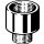 Viega - 448165 - Reduzierstück 3242 rund in R3/4 x Rp1/2 Rotguss verchromt