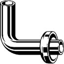 Viega - 120627 - Anschlussbogen 3227.2 in 32x100mm Messing verchromt