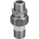 Viega - 320195 - Rohrverschraubung 3334 flachdichtend in R1/2 x R1/2 Rotguss
