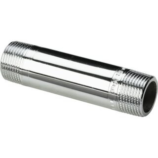 Viega - 447540 - Langnippel 3530 in R1/2 x 80mm Rotguss verchromt