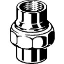 Viega - 271022 - Rohrverschraubung 3330 flachdichtend in Rp1/2 x Rp1/2 Rotguss