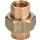 Viega - 271022 - Rohrverschraubung 3330 flachdichtend in Rp1/2 x Rp1/2 Rotguss