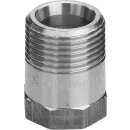 Viega - 449315 - Reduziernippel 3243 mit Innenkonus in G1 x Rp1 Rotguss