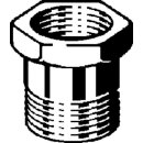 Viega - 449315 - Reduziernippel 3243 mit Innenkonus in G1 x Rp1 Rotguss