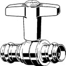 Viega - 746377 - Kugelhahn mit SC Easytop 2275 in 15mm Siliziumbronze