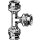 Viega - 822682 - T-Stück mit SC Geopress K 9718TW in 25x25x25mm Kunststoff