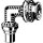 Viega - 822651 - Einsteckbogen 90Grad SC Geopress K 9716.1TW in 28mm x 32mm Kunststoff
