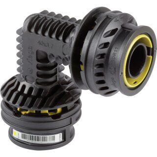 Viega - 822040 - Bogen 90 Grad mit SC Geopress K 9716G in 40mm Kunststoff