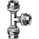 Viega - 822705 - T-Stück mit SC Geopress K 9718TW in 40x40x40mm Kunststoff