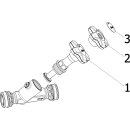 Viega - 758127 - Schrägsitzventil mit SC Easytop 5337.5 in 25mm Siliziumbronze