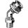 Viega - 711153 - Bogen 45 Grad SC Geopress K 9726.2 in 50mm x R1 1/2 Kunststoff