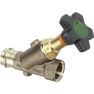 Viega - 756703 - Schrägsitzventil Easytop 2230.52 in DN32 Siliziumbronze