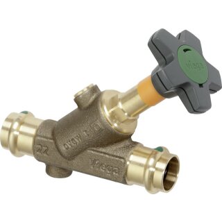 Viega - 756901 - Schrägsitzventil mit SC Easytop 2237.5 in 35mm Rotguss