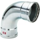 Viega - 597580 - Bogen 90 Grad mit SC Prestabo 1116XL in 88,9mm Stahl verzinkt
