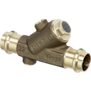 Viega - 757847 - Rückflussverhinderer SC Easytop 2239.4LF in LABS-frei in 54mm Sibr