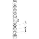 Viega - 277970 - T-Stück Maxiplex 9052 in 50mmxR1 1/4 Rotguss