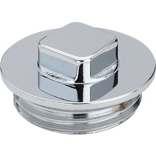 Viega - 113797 - Stopfen 1751 mit Vierkant in G3/4 Messing verchromt