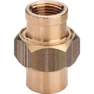 Viega - 449414 - Rohrverschraubung 3340 konischdichtend in Rp1/4 x Rp1/4 Rg