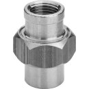 Viega - 449414 - Rohrverschraubung 3340 konischdichtend in Rp1/4 x Rp1/4 Rg