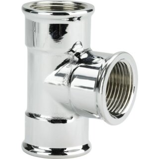 Viega - 114275 - T-Stück 1622 in Rp3/8 Messing verchromt