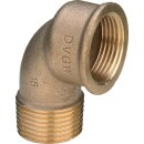 Viega - 576400 - Winkel 90 Grad 3092.1 in R1 x Rp1 Rotguss