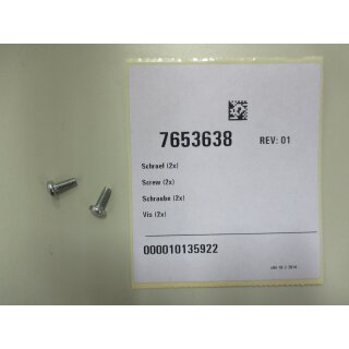 Remeha - 7653638 - Schrauben Din7500C-Z M5x12 (2x)