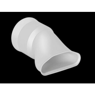 Fränkische Rohrwerke - 78313224 - Adapter profi-air 132x52 Rohr NW 90 tunnel/classic