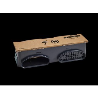 Fränkische Rohrwerke - 78313286 - Luftdurchlassbox profi-air tunnel 317x84 mm 90 Grad 2-fach