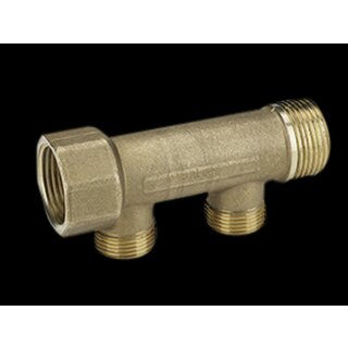 Fränkische Rohrwerke - 89500503 - Verteiler alpex Rp1 - 3x G3/4 - R1 Eurokonus