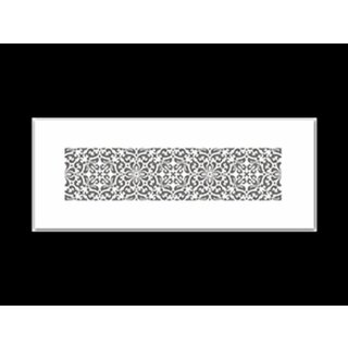 Fränkische Rohrwerke - 78300668 - Designgitter starline FLORA 350x130 mm weiß